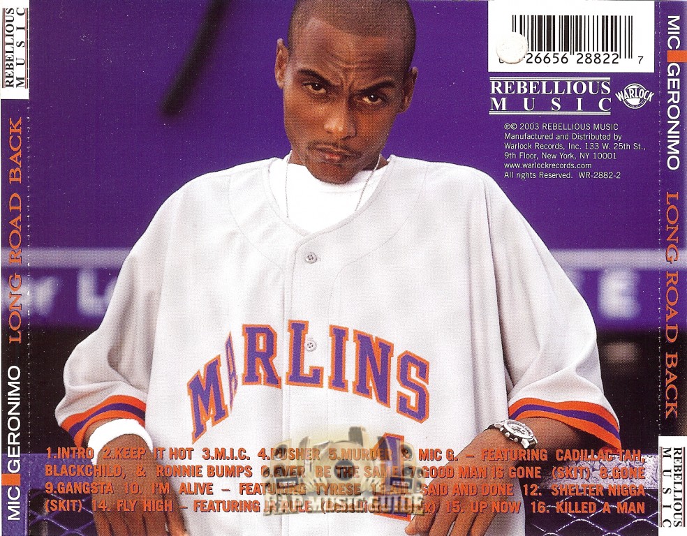 Mic Geronimo Long Road Back CD Rap Music Guide